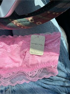 Free People Pink Lace Bandeau